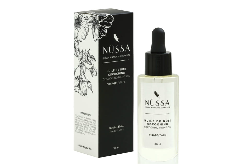 Huile cocooning de nuit de N&uuml;ssa