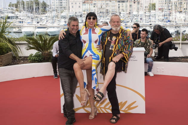 Sergi Lopez, Rossy de Palma et Terry Gilliam, jambes &agrave; l'air pour Don Quichotte