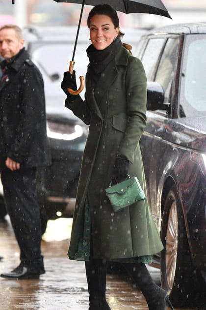 Kate Middleton en manteau MaxMara en 2019