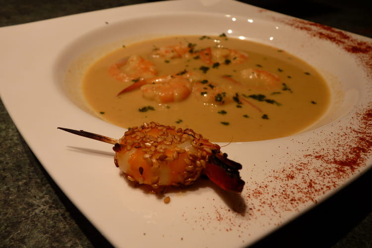 Soupe de crevettes au lait de coco : la recette facile