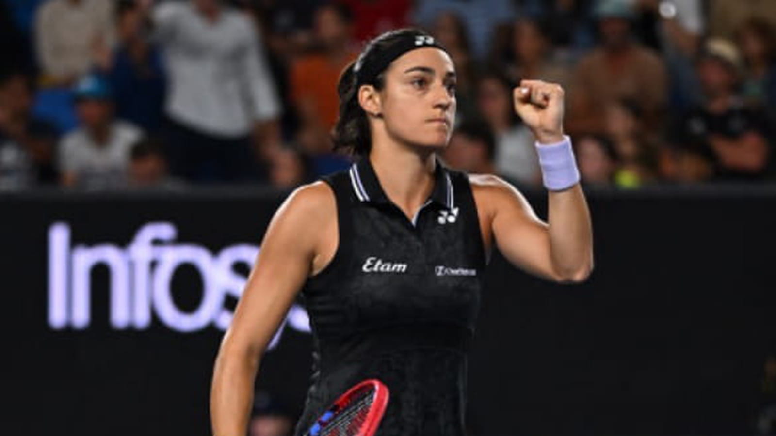 Caroline Garcia à l’Open d’Australie en 2023