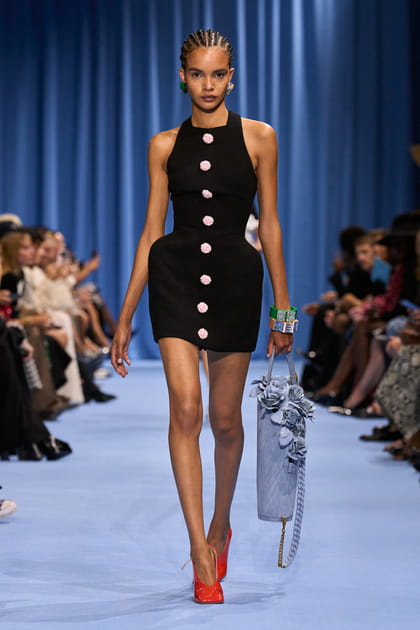 Look 2&nbsp;du d&eacute;fil&eacute; Balmain printemps-&eacute;t&eacute; 2024