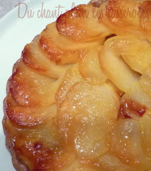 Tatin de navets nouveaux au poivre blanc sarawak