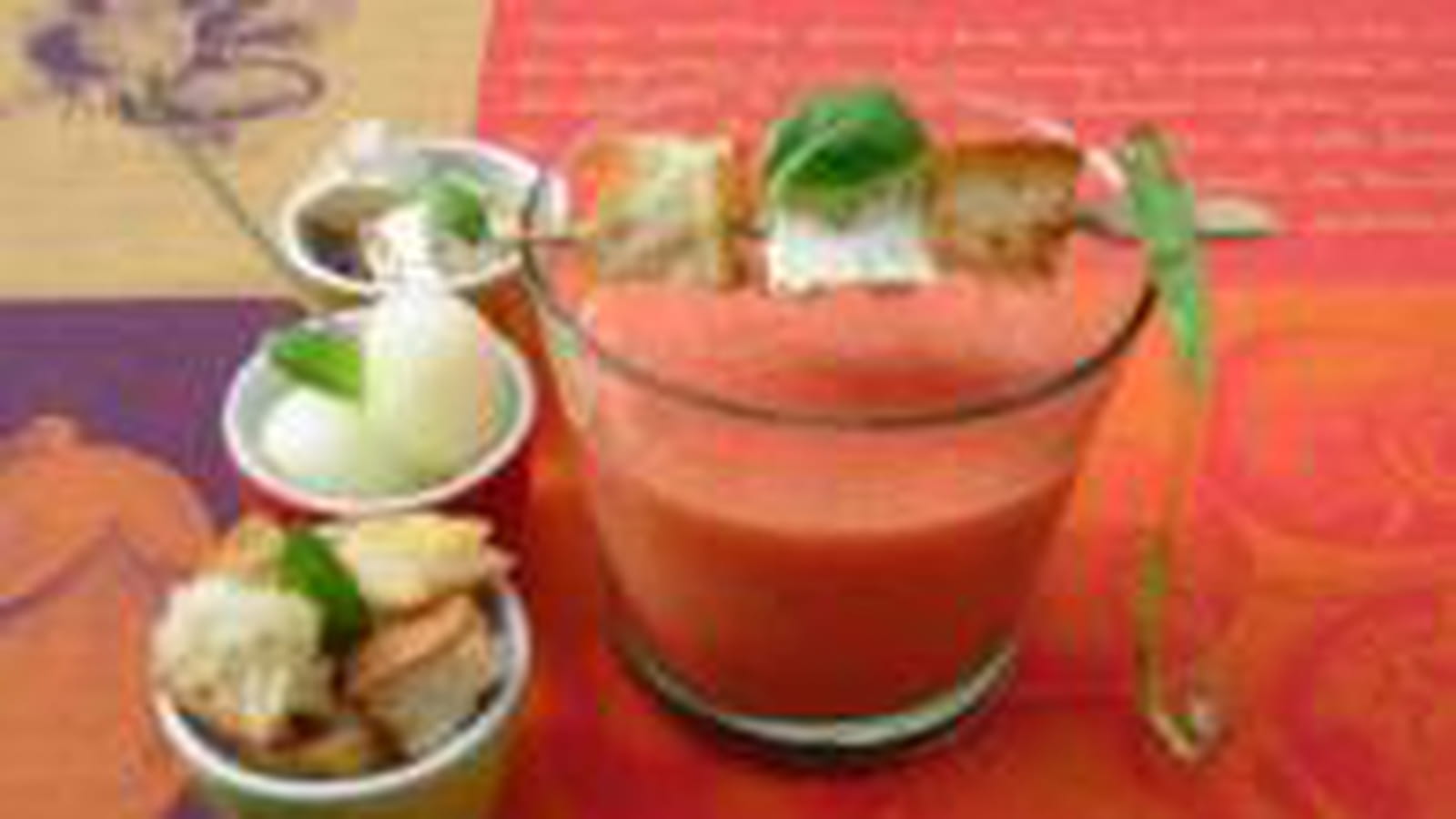 Gaspacho de tomates