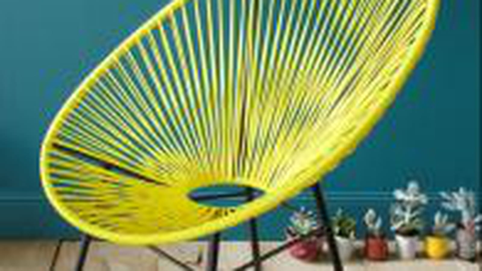 Fauteuil jaune