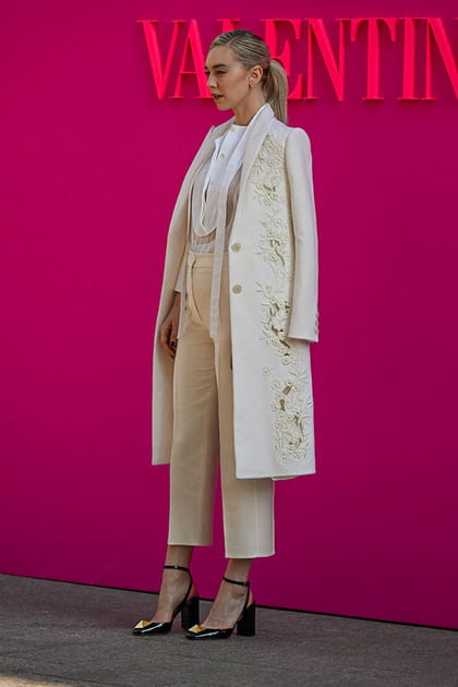 Vanessa Kirby au défilé Valentino