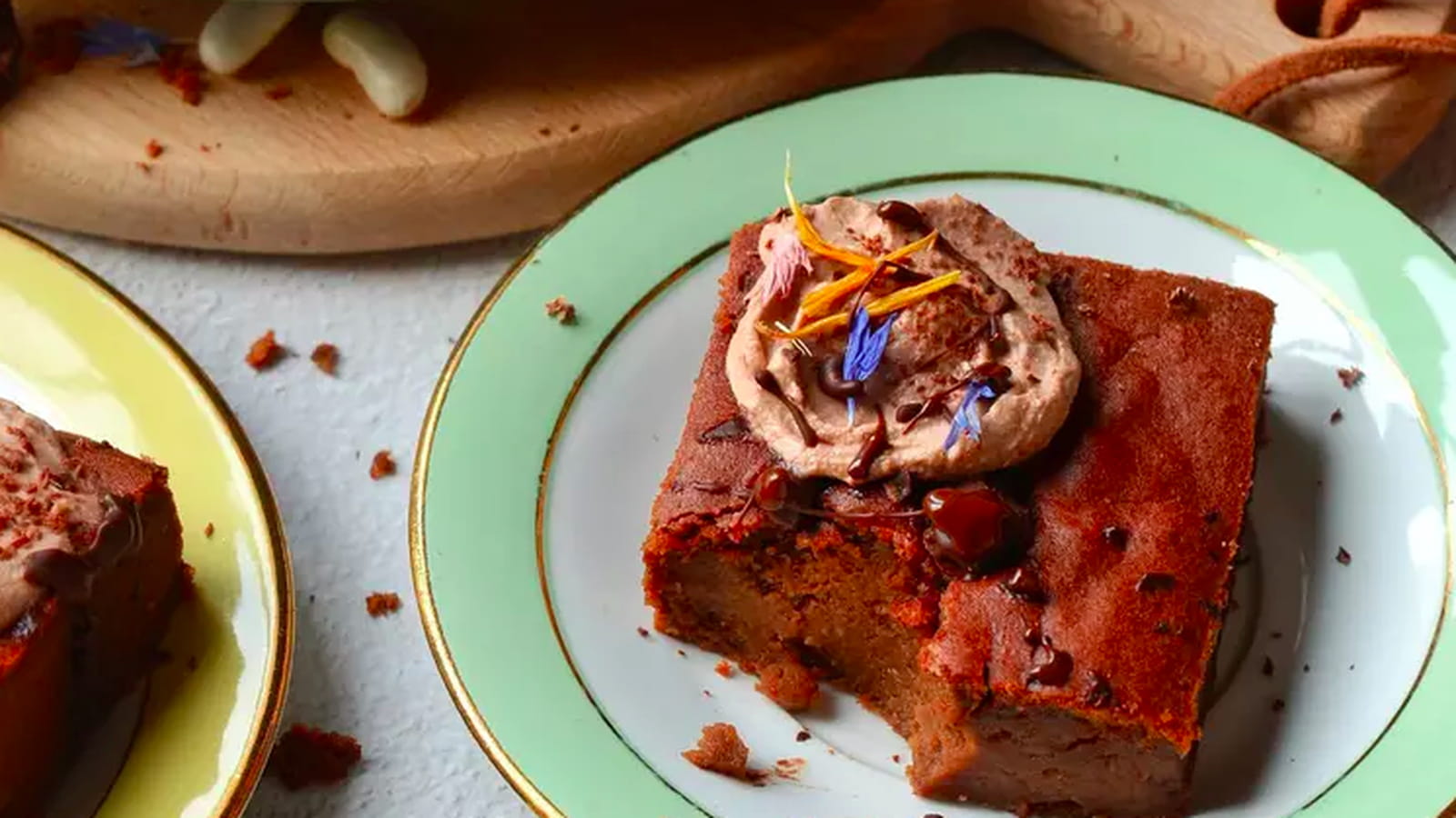 Red velvet haricots et betteraves