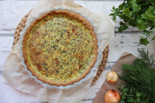 Quiche aux herbes fraîches