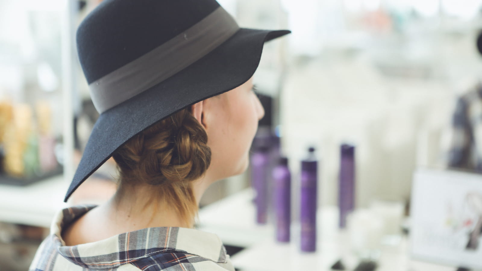 Chignon tressé