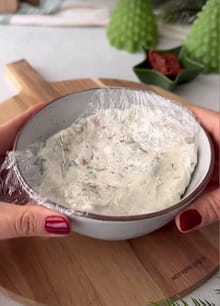 Fromage boule de Noël : Etape 2