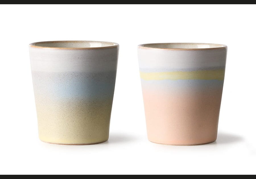 Set de deux&nbsp;tasses Horizon, HK Living