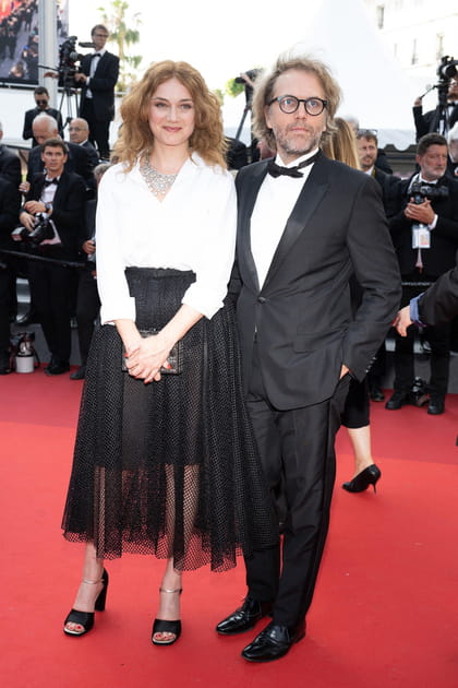 Marine Delterm et Florian Zeller, &agrave; l'avant-premi&egrave;re de "Triangle Of Sadness" le 21&nbsp;mai