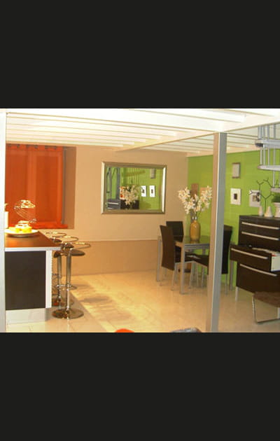 Le s&eacute;jour vert et orange de Mounia