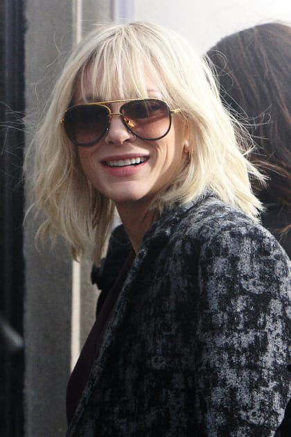 Cate Blanchett en lunettes de soleil aviateur