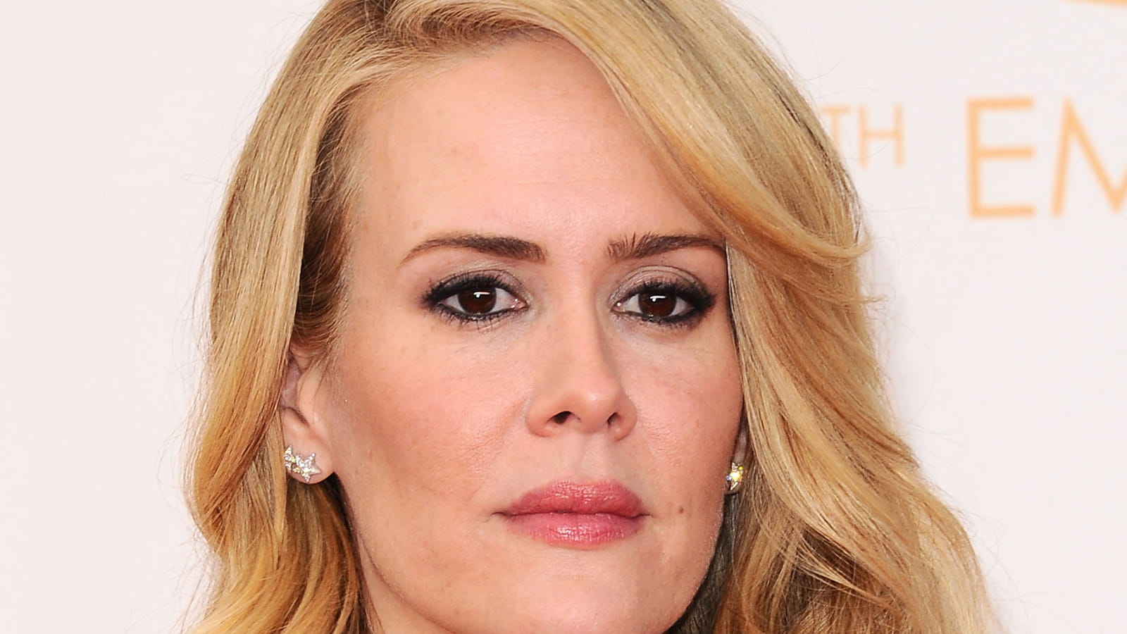 Sarah Paulson, cheveux longs 