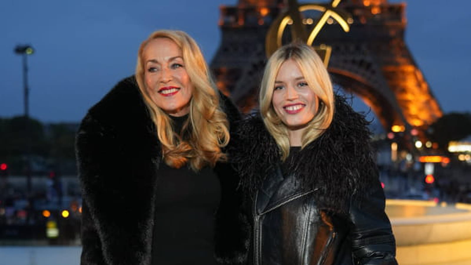 Jerry Hall et Georgia May Jagger le 27 septembre 2022
