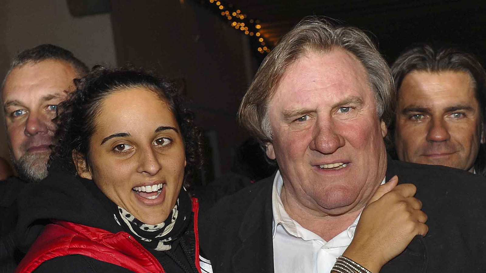 Gerard Depardieu et sa fille Roxane 
