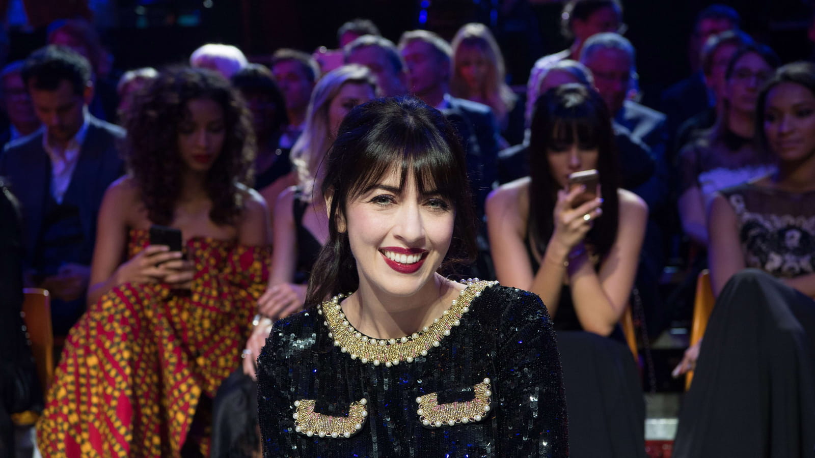 Souriante Nolwenn Leroy