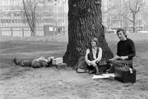Françoise Hardy et Serge Gainsbourg par Hugues Vassal