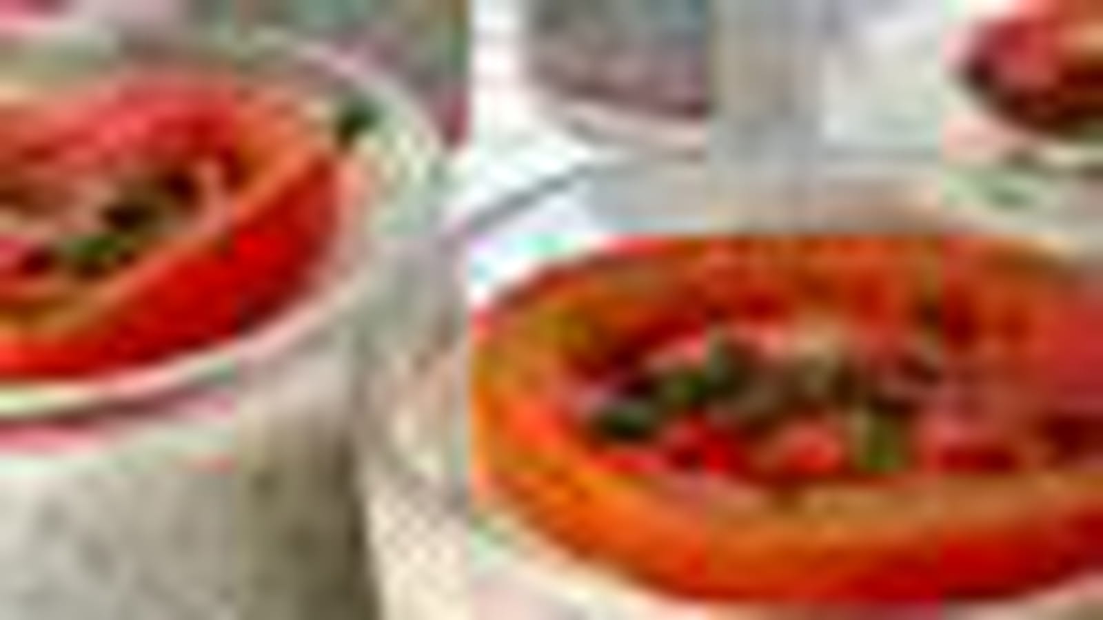 Verrines de tomates fraîches