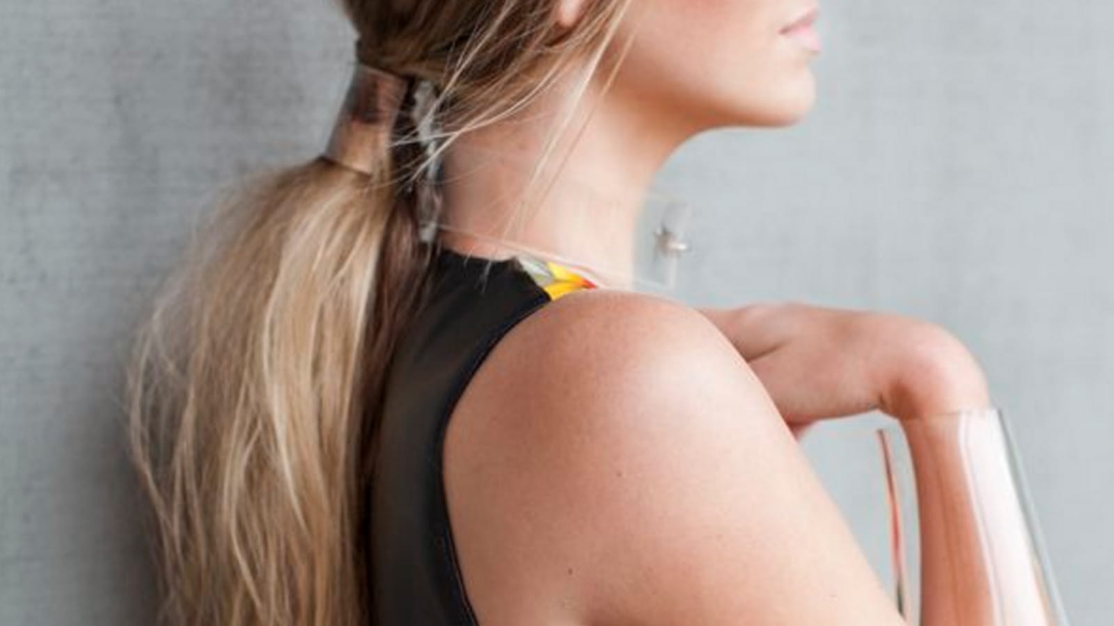 Low ponytail