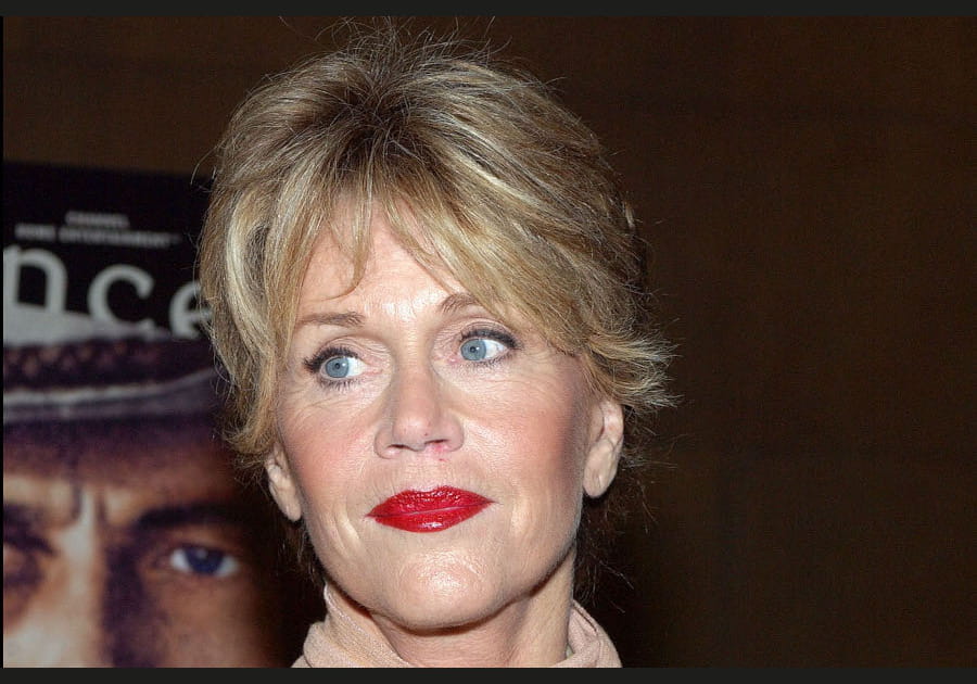 La bouche rouge de Jane Fonda