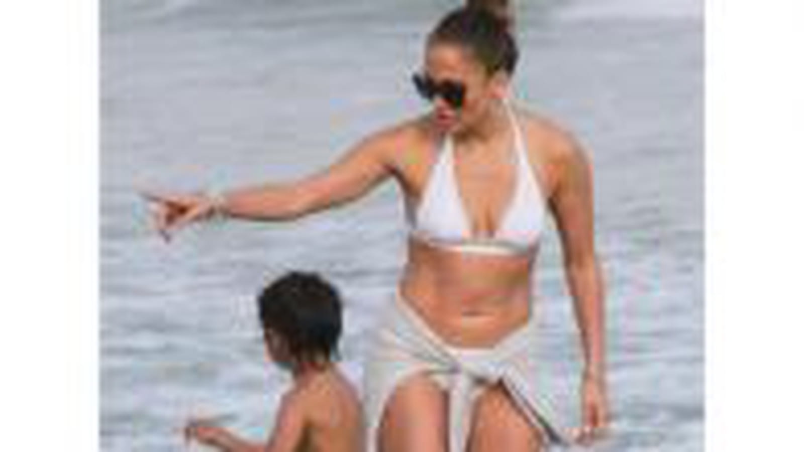 Jennifer Lopez et ses jumeaux 