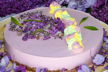 Cheese cake aux fleurs de lilas : Etape 3