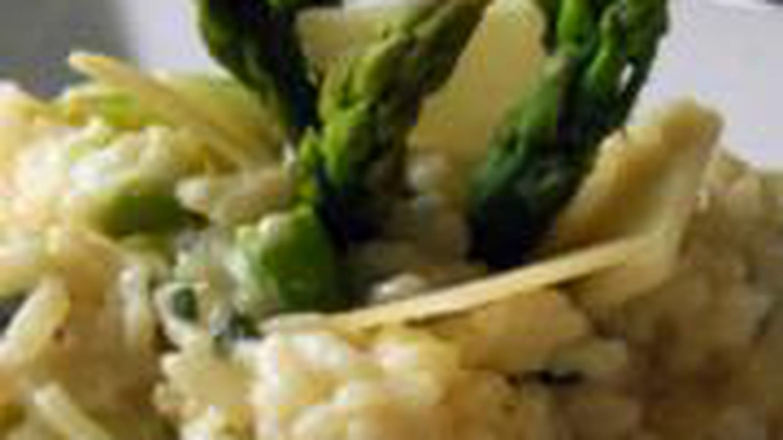 Risotto asperges et chèvre