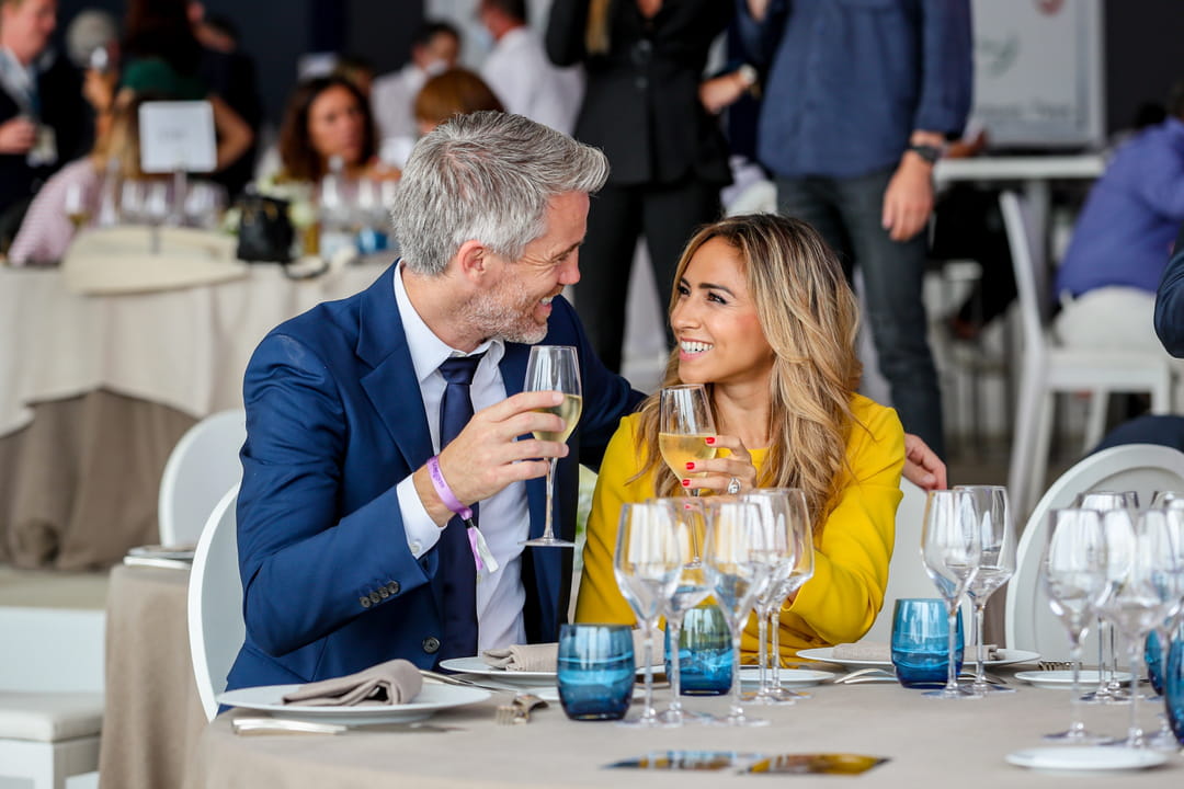 Mickael Landreau et son épouse