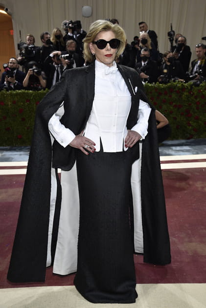 Christine Baranski en Thom Browne