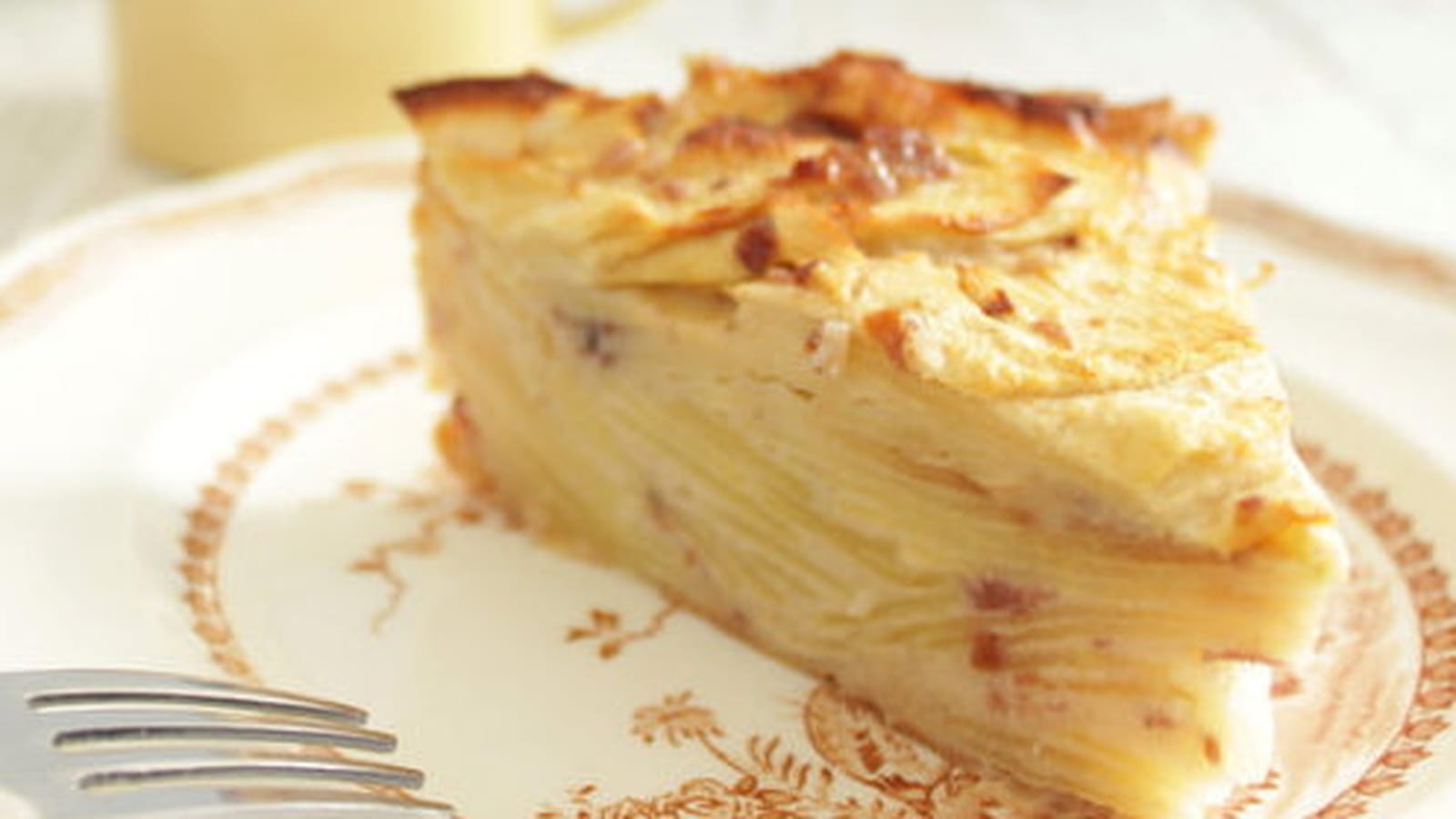 Gâteau invisible aux pommes, sans sucre ni beurre