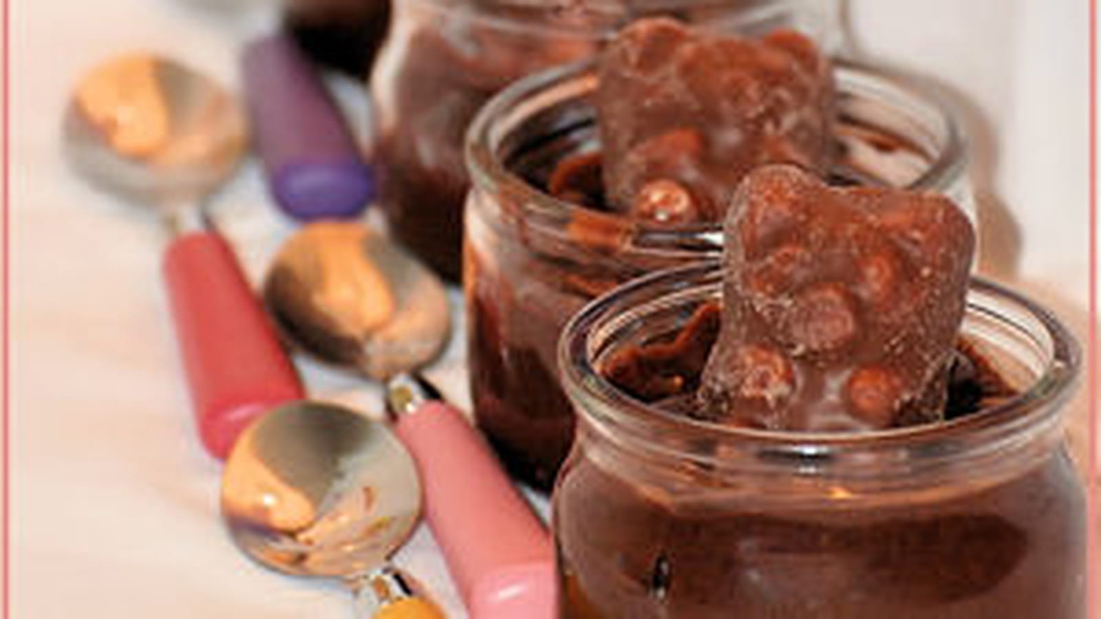 Petits pots régressifs choco-ours