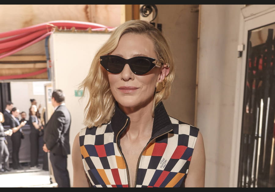 Cate Blanchett, sophistiqu&eacute;e avec son side hair