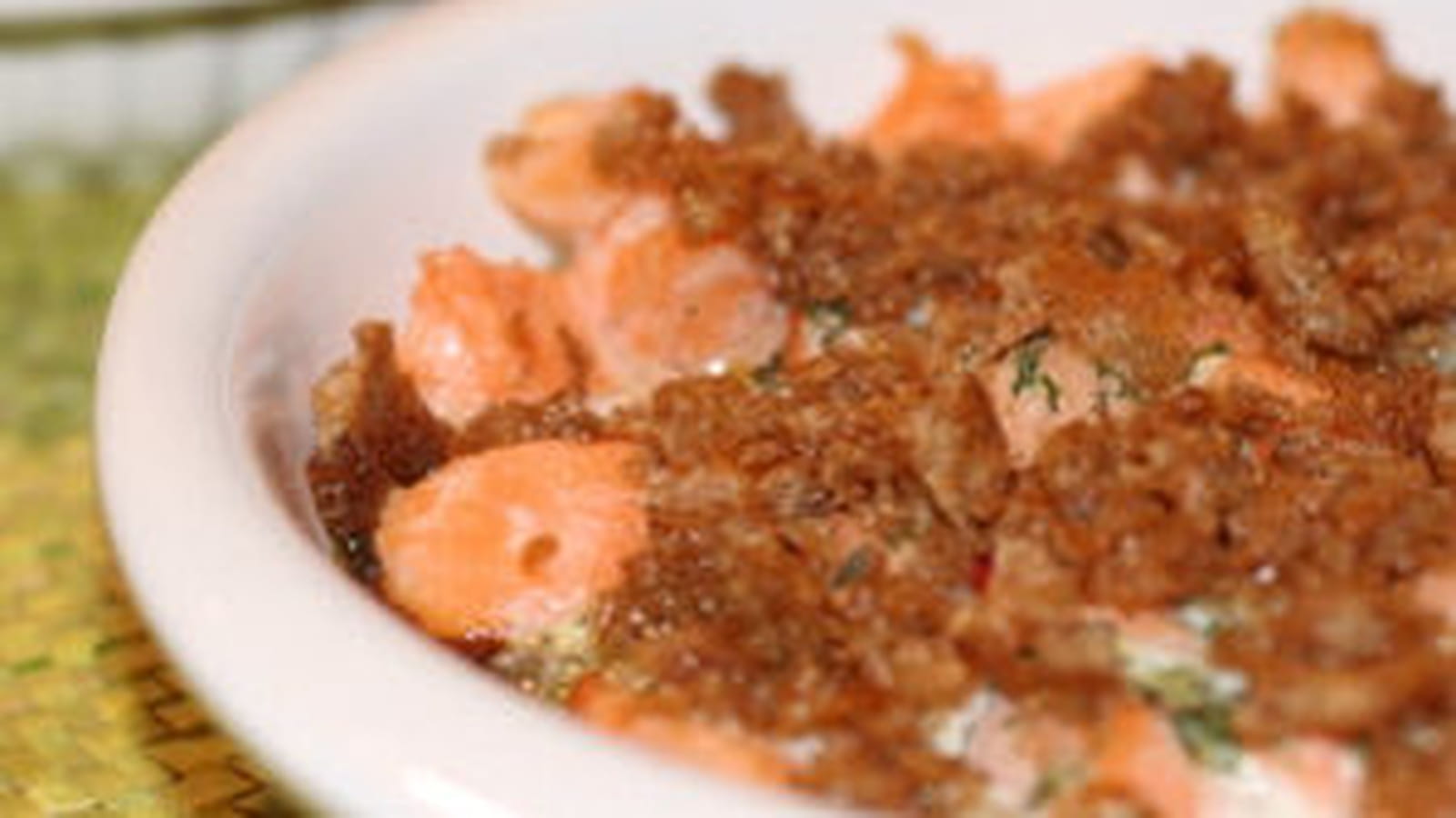 Crumble au saumon