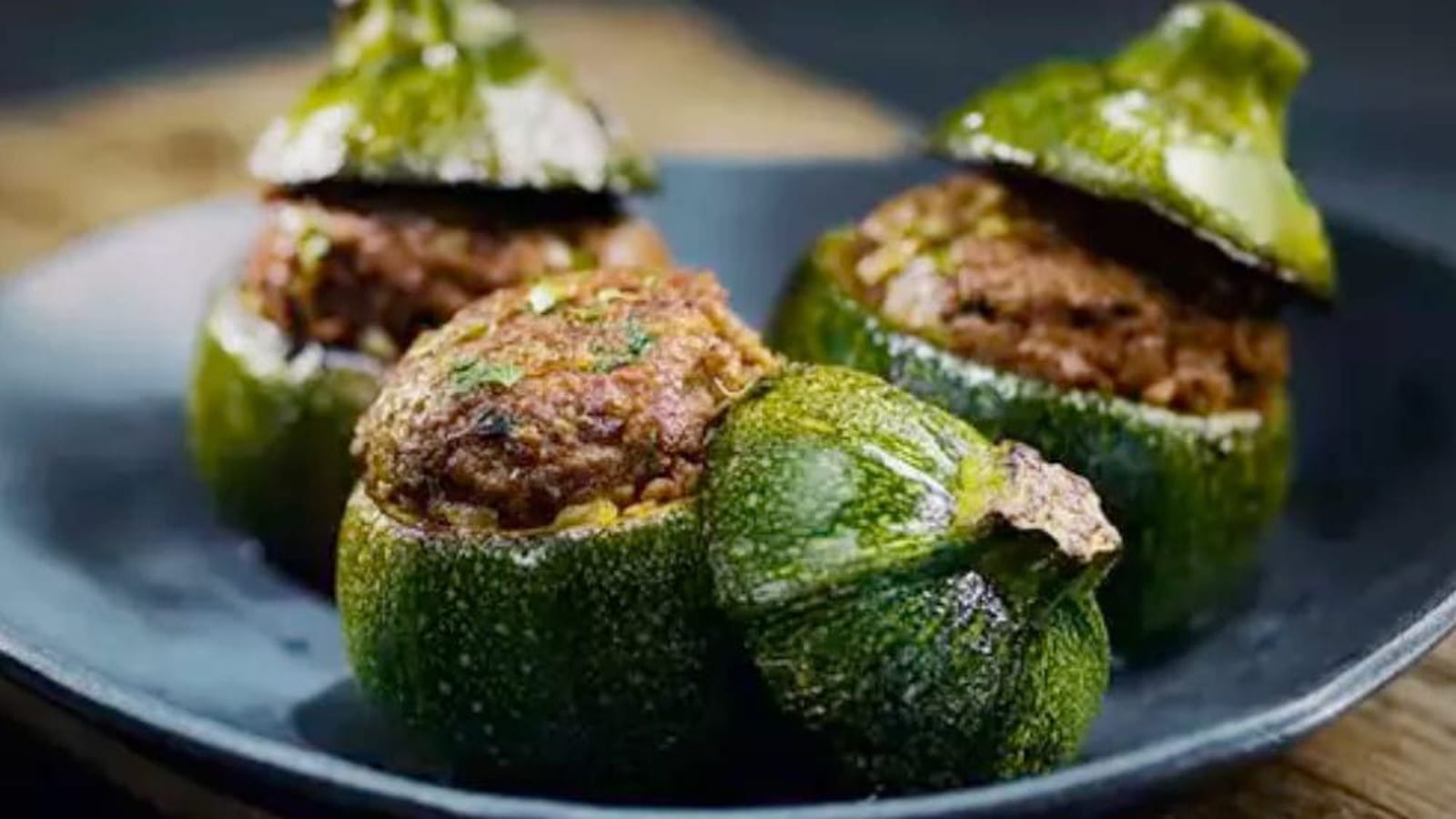 Courgettes farcies végétariennes