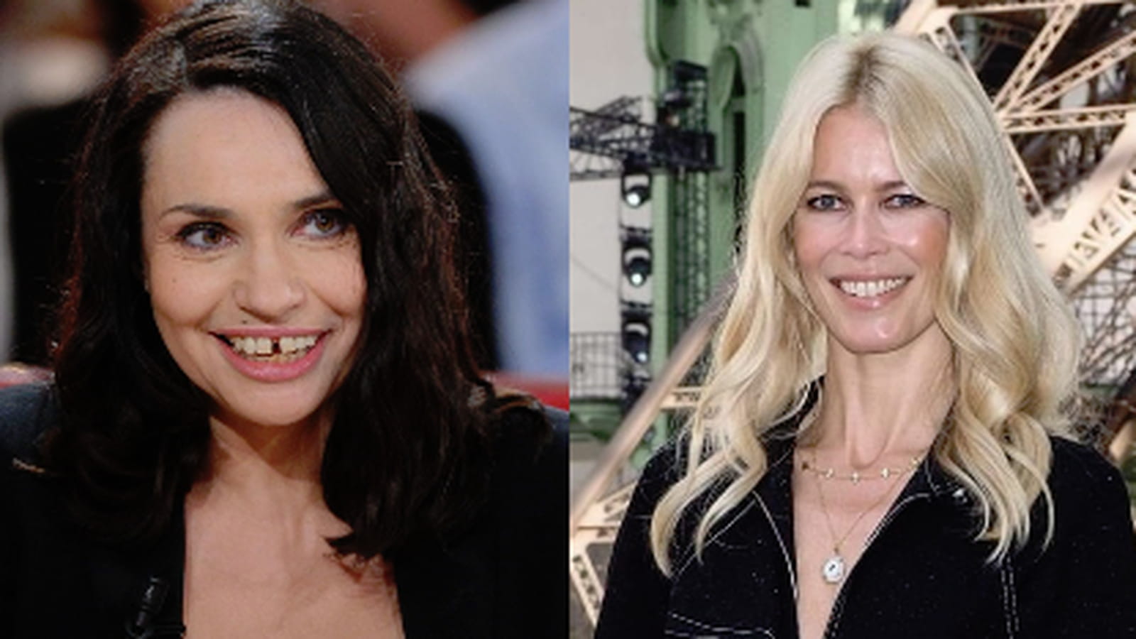Béatrice Dalle et Claudia Schiffer