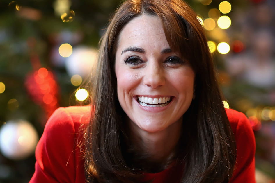 La frange longue de Kate Middleton