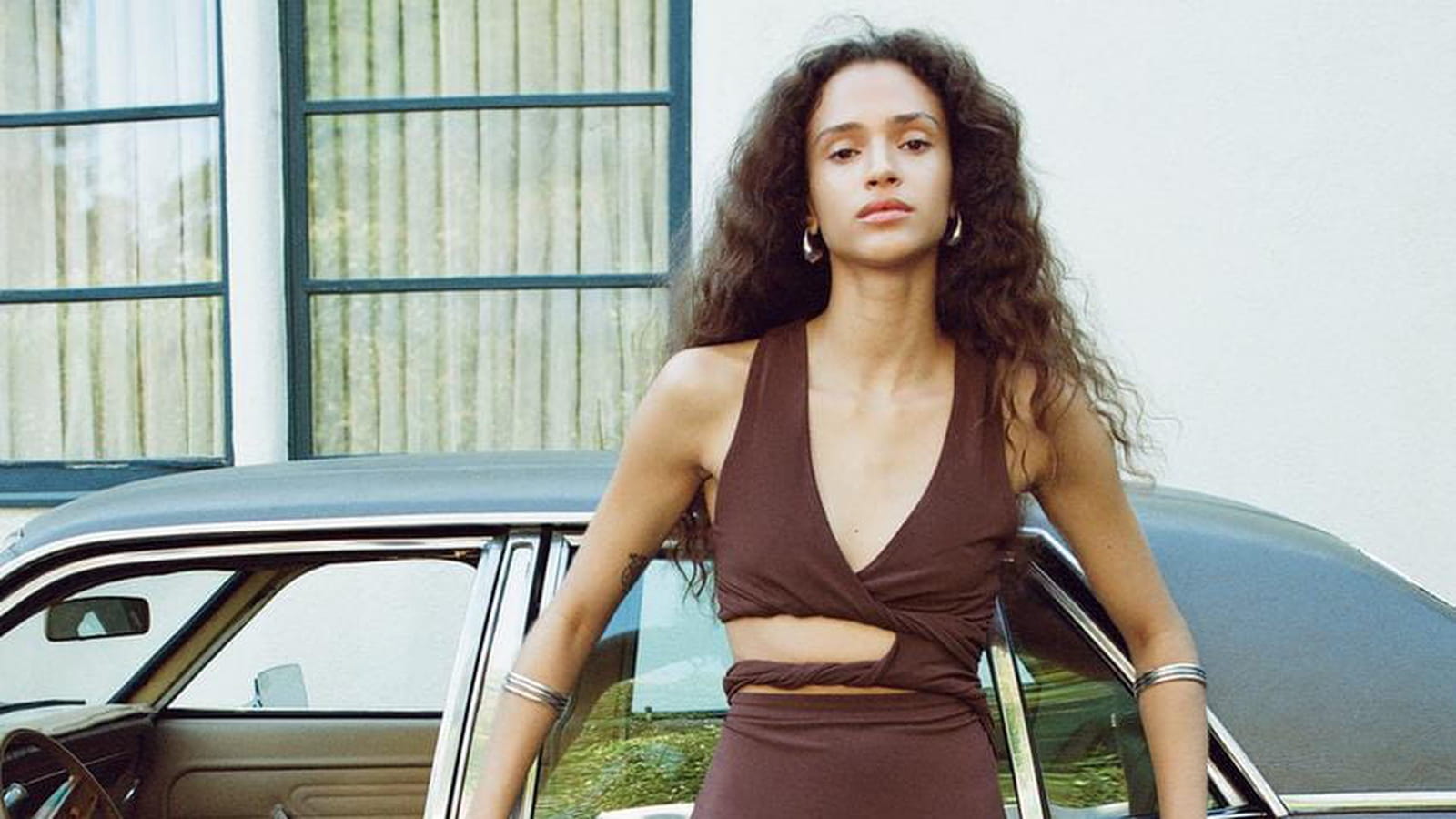 Robe torsadée Zara