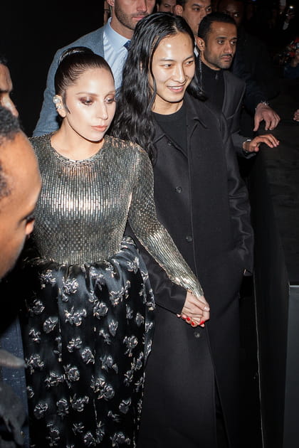 Lady Gaga et Alexander Wang au d&eacute;fil&eacute; Balenciaga