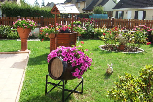 Mise en scène au jardin