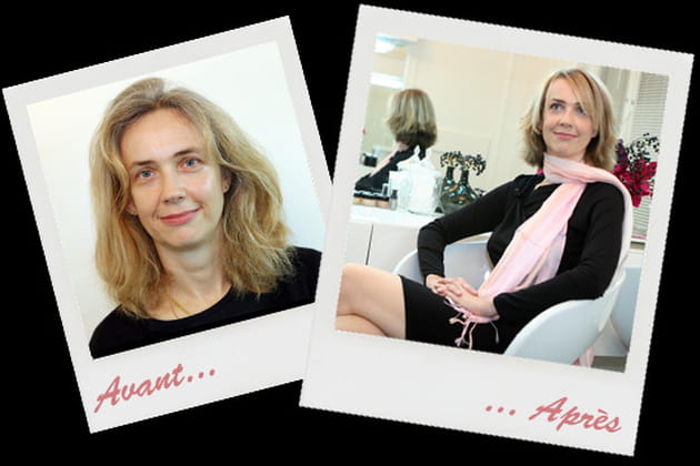 Le relooking de Sandrine : avant-après