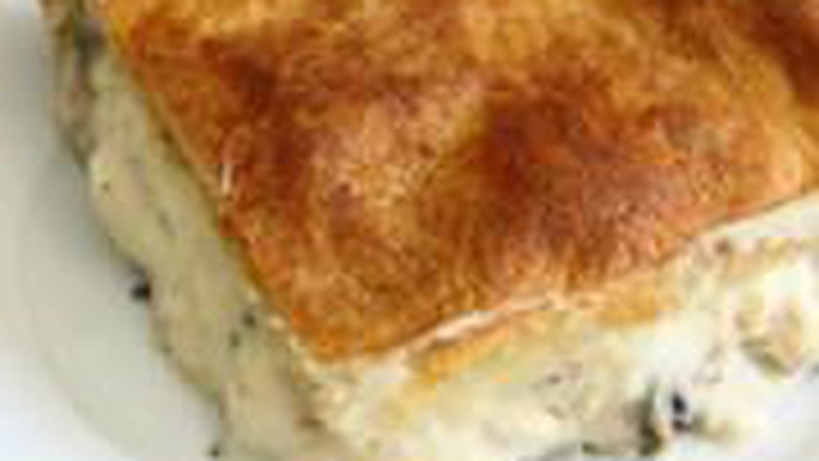 Tourte poulet-champignons