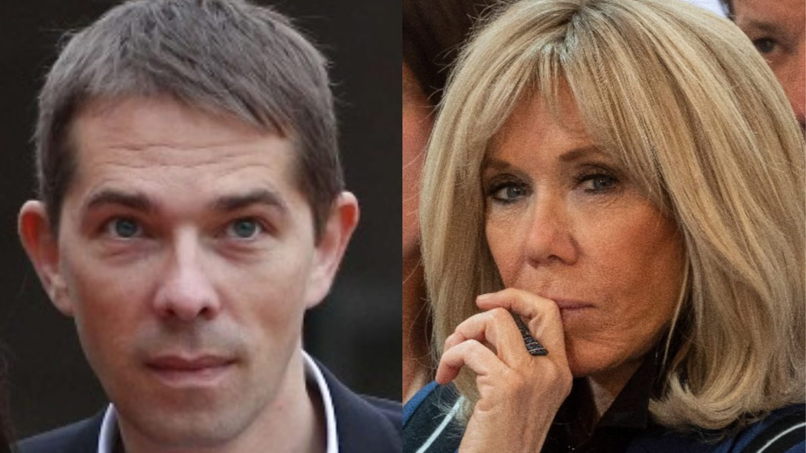 Stéphane Auzière et Brigitte Macron
