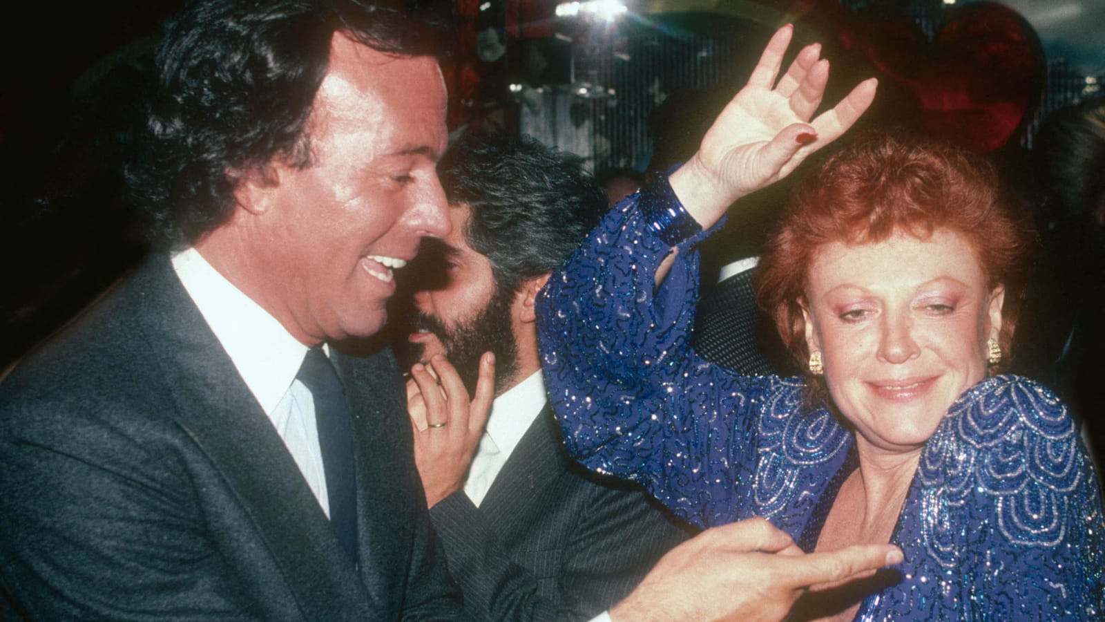 Avec Julio Iglesias en 1992