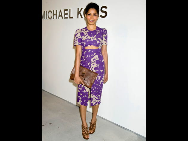 Freida Pinto au défilé Michael Kors