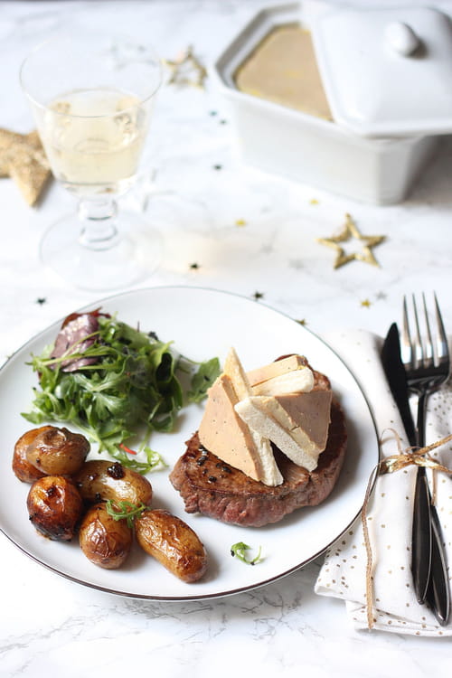 Tournedos Rossini, pommes de terre grenaille