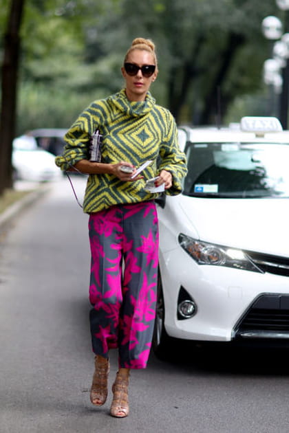Street looks fashion week Milan&nbsp;: color&eacute;