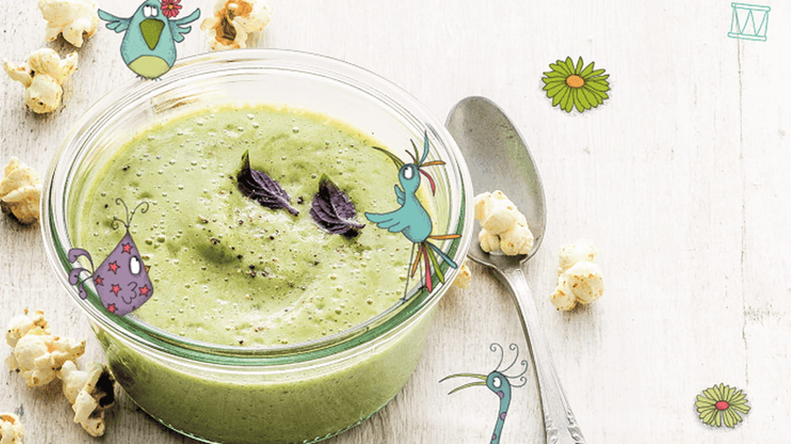 Velouté courgette et Kiri
