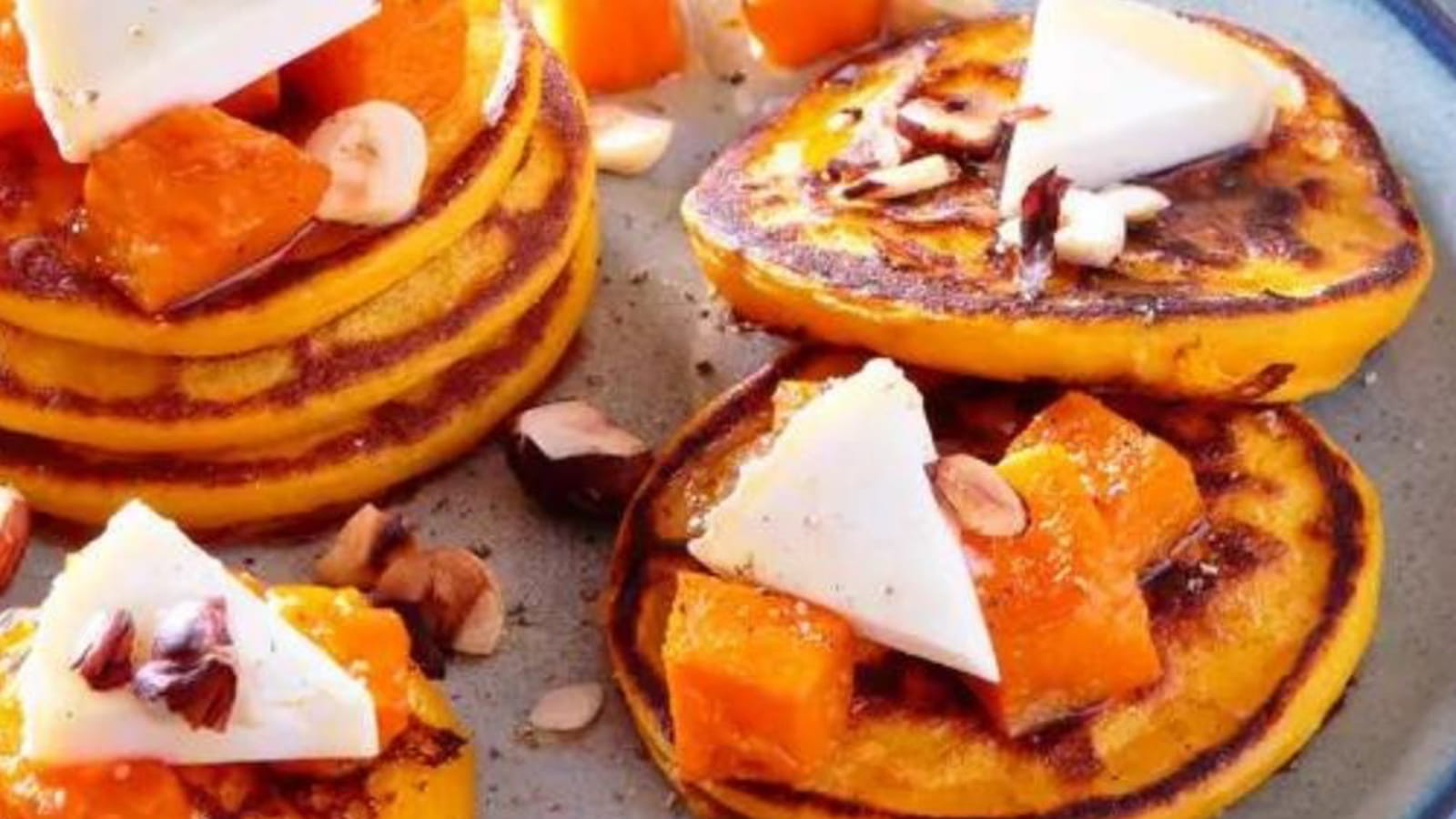 Pancakes butternut rôtie et charolais
